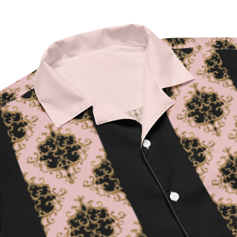 Bellanochi Button Shirt (Pink Baroque)